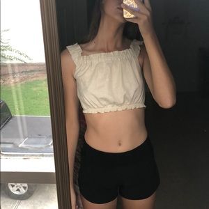 ruffle crop top
